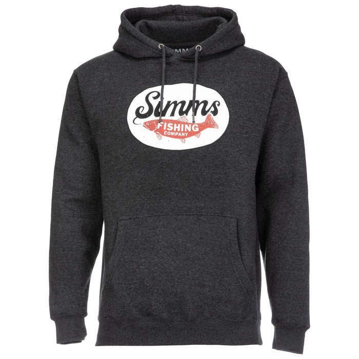 Simms Trout Wander Hoody Charcoal Heather Image 01