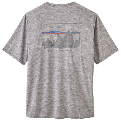 Patagonia Men's Cap Cool Daily Graphic Shirt '73 Skyline: Feather Grey Image 02