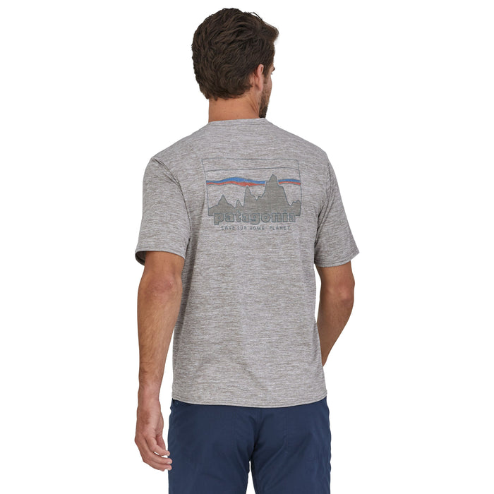 Patagonia Men's Cap Cool Daily Graphic Shirt '73 Skyline: Feather Grey Image 05