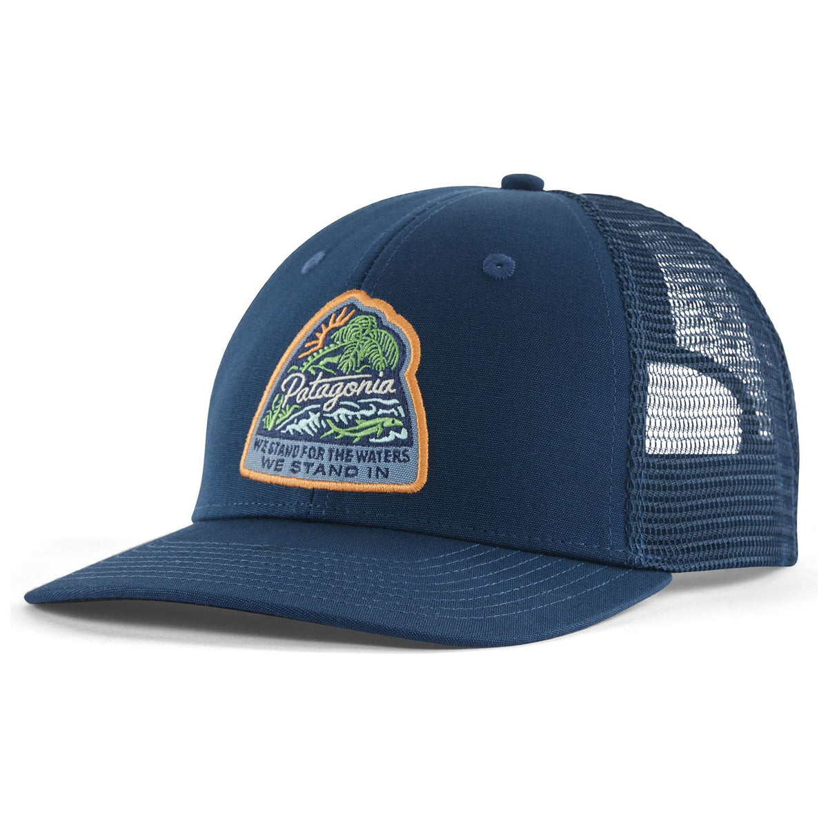 Patagonia Take A Stand Trucker Hat - Stream Fed Pumice