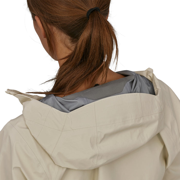 Patagonia Women's Torrentshell 3L Rain Jacket Wool White Image 07