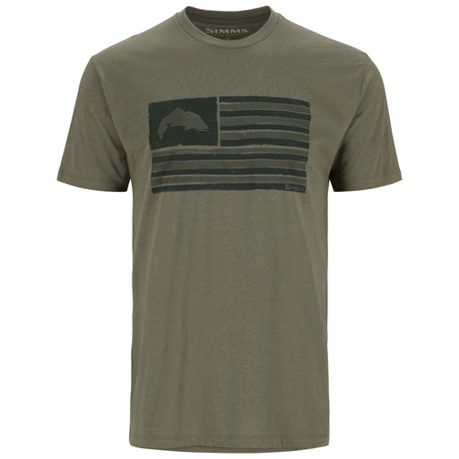 Simms Americana T-Shirt Military Heather 01