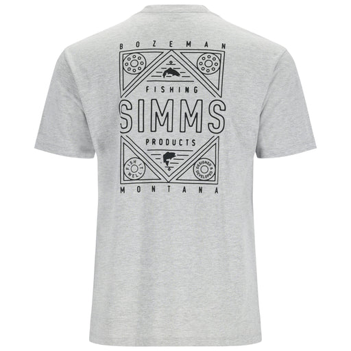 Simms Linework T-Shirt Grey Heather 01