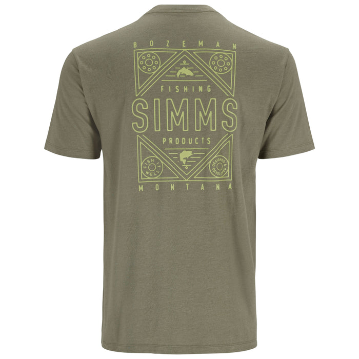 Simms Linework T-Shirt Military Heather 01