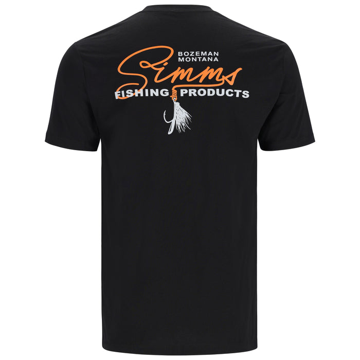 Simms Script Line T-Shirt Black 01