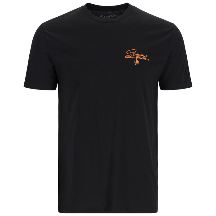 Simms Script Line T-Shirt Black 02