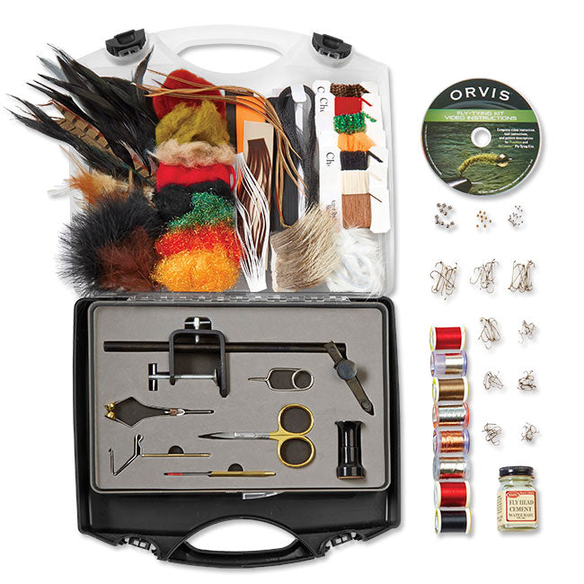 basic fly fishing accessories ORVIS PREMIUM FLY-TYING KIT — TCO Fly Shop