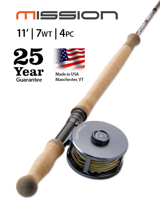 Orvis Mission 11'0 7wt 4pc Fly Rod — TCO Fly Shop