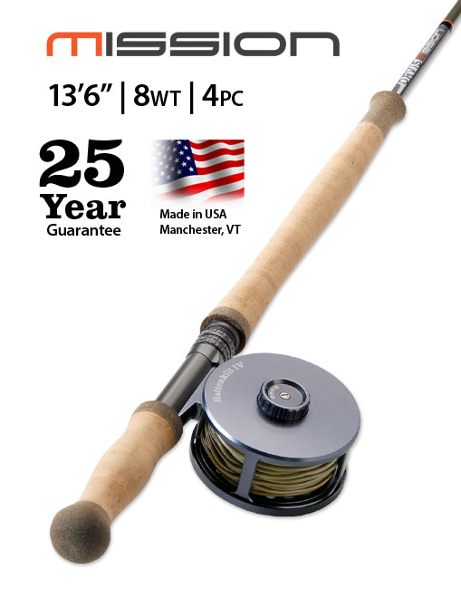 ORVIS MISSION 13FT 6IN  8WT - 4PC