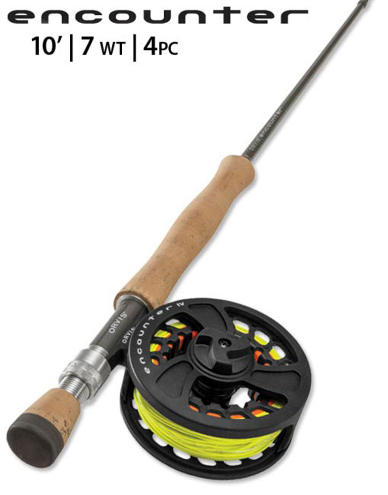 Orvis Encounter 10ft 7wt 4pc Outfit — TCO Fly Shop
