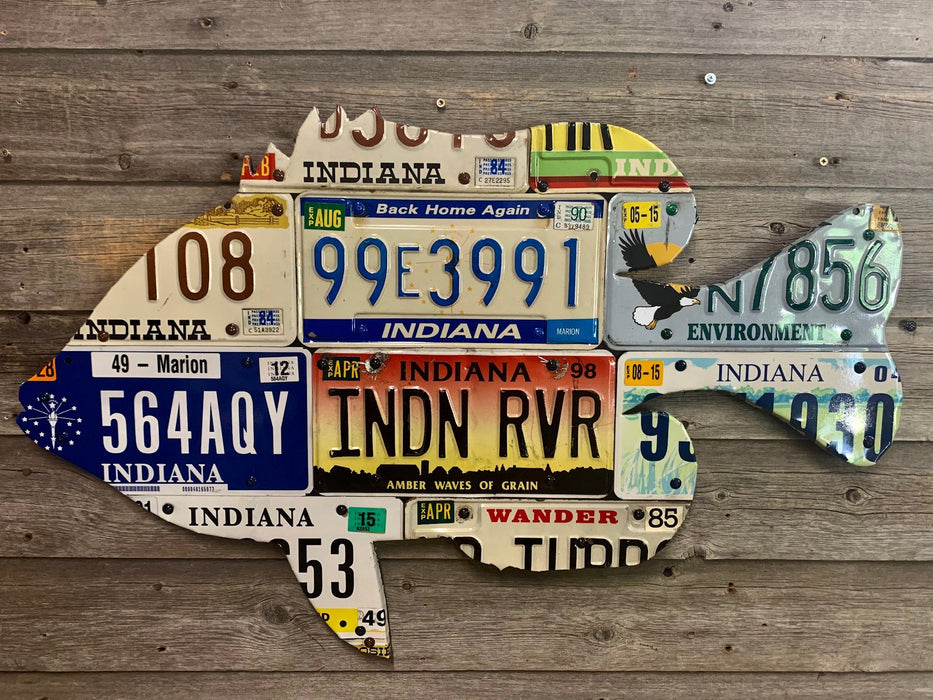 Cody Richardson Art - Indiana Sunfish License Plate Art