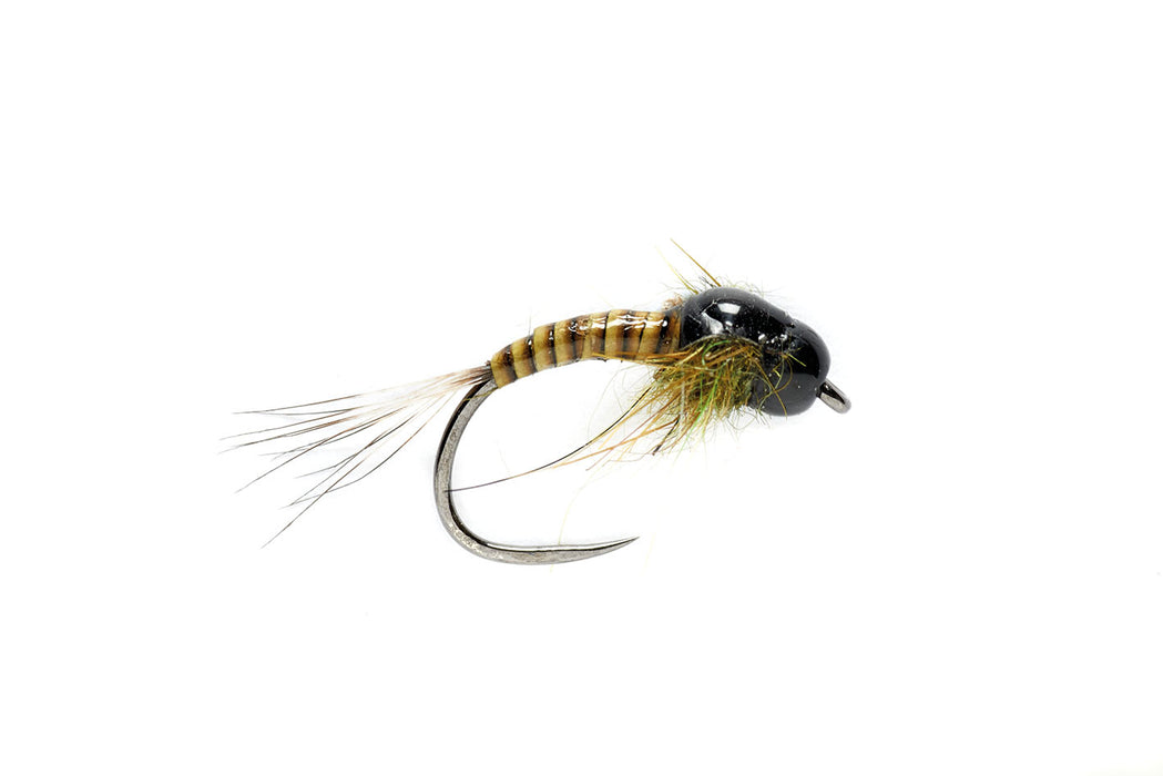 Olive Quill Nymph Tungsten Beadhead Barbless