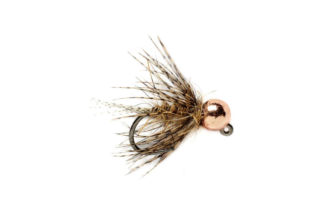 Tung Bomb March Brown Jig Barbless