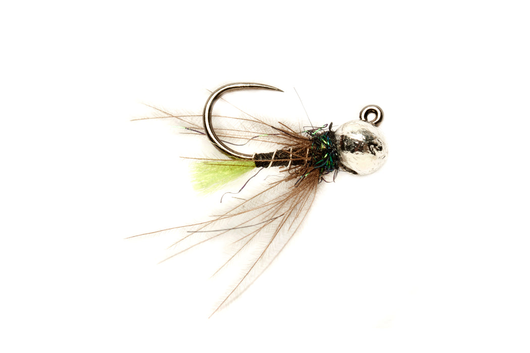 Roza's Green Tag Jig Barbless