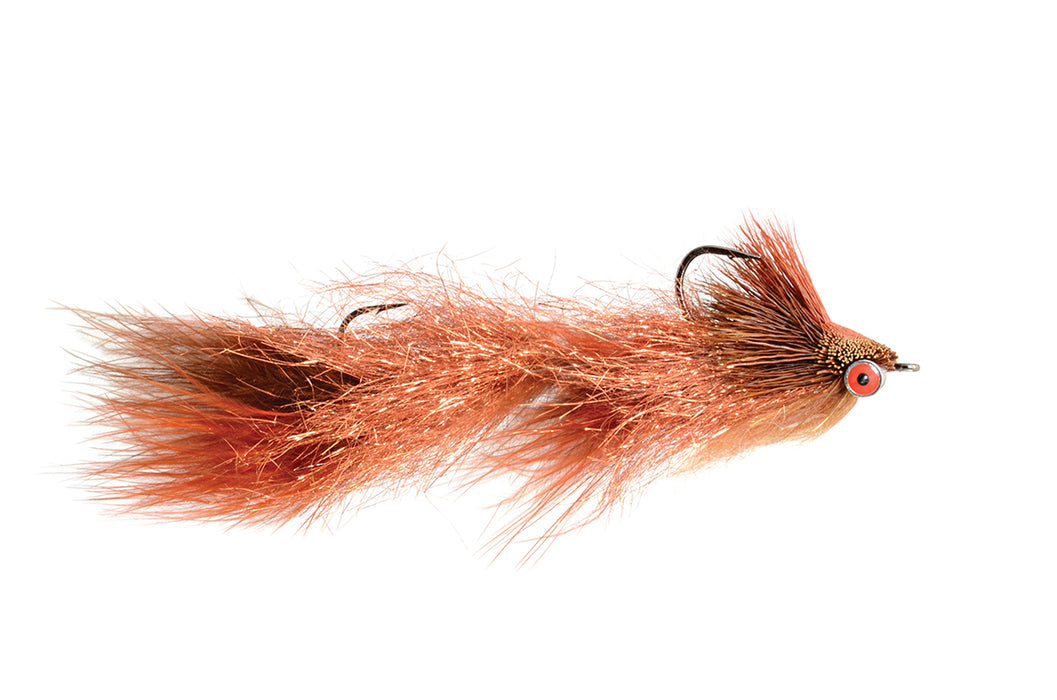 articulated fishing lure Articulated Trout Slider Copper — TCO Fly Shop
