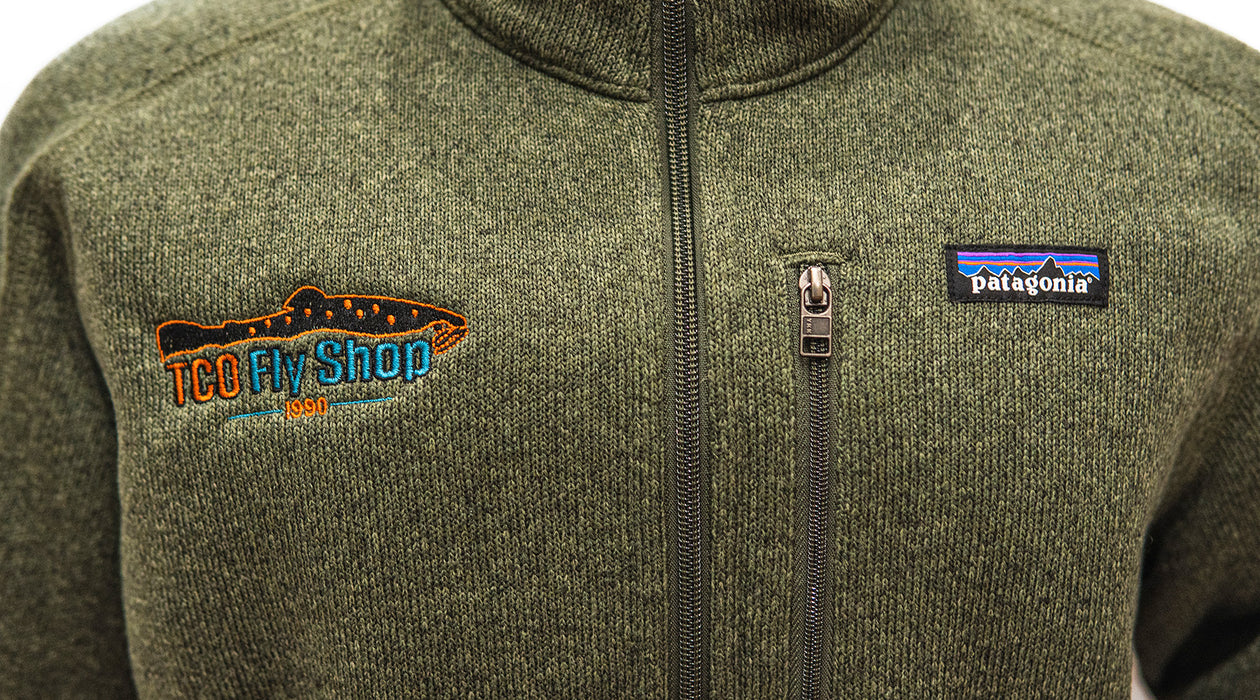 TCO Logo Patagonia Mens Better Sweater Jacket — TCO Fly Shop