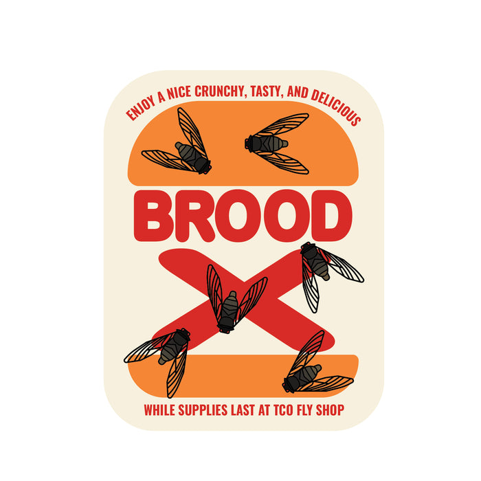 Delicious Brood X Sticker