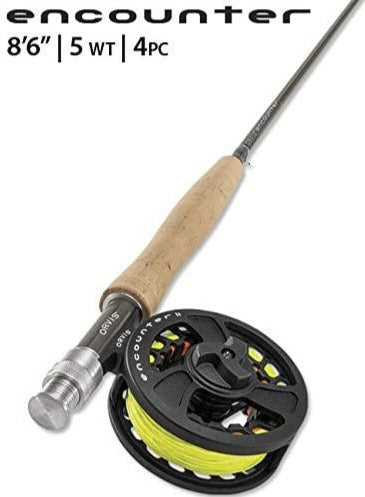 ORVIS ENCOUNTER 8ft 6in 5wt - 4pc OUTFIT