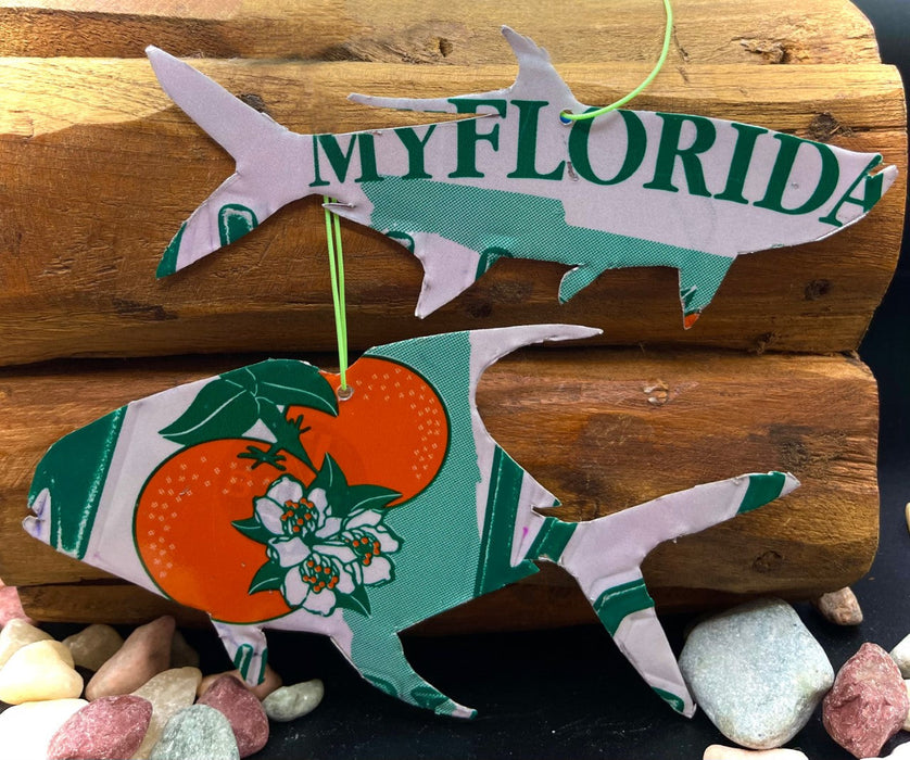 Cody Richardson Art - Florida Permit License Plate Christmas Ornament
