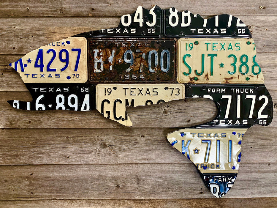 Cody Richardson Art - Texas Largemouth Bass License Plate Art