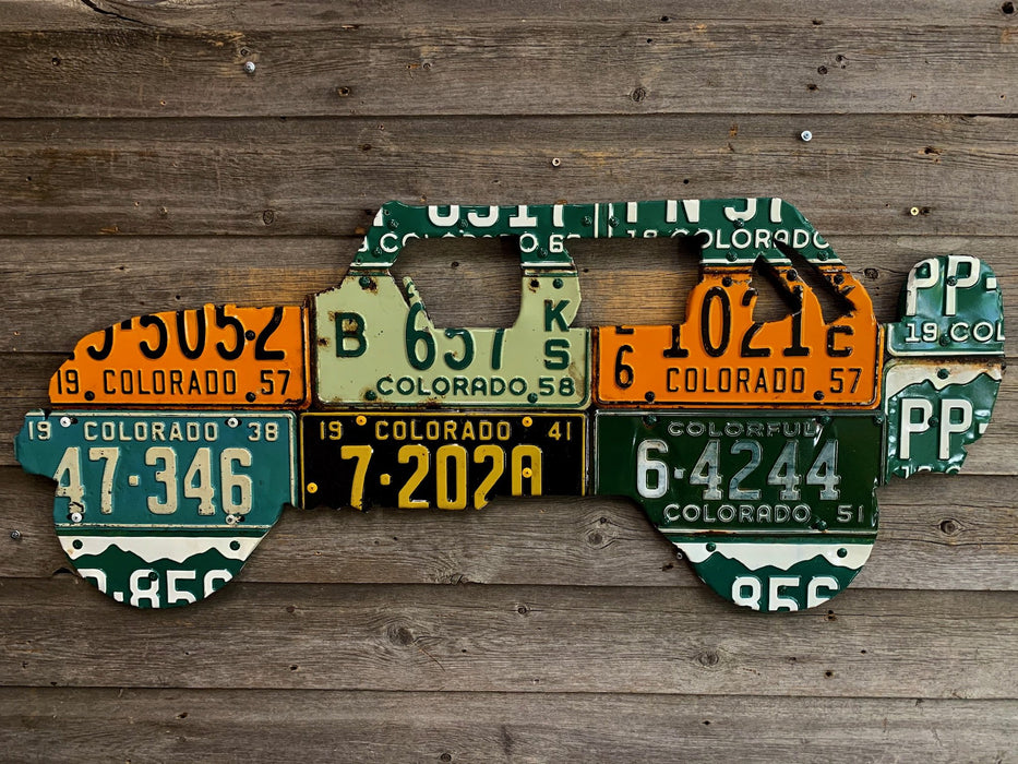 Cody Richardson Art - Jeep Wrangler Profile License Plate Art