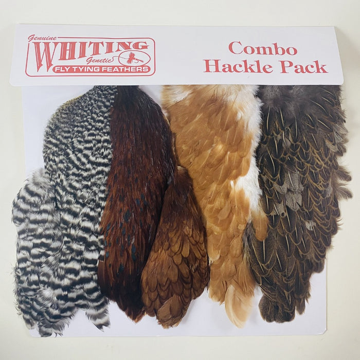 Whiting Introductory Soft Hackle Pack 2 Half Capes 2 Half Saddles