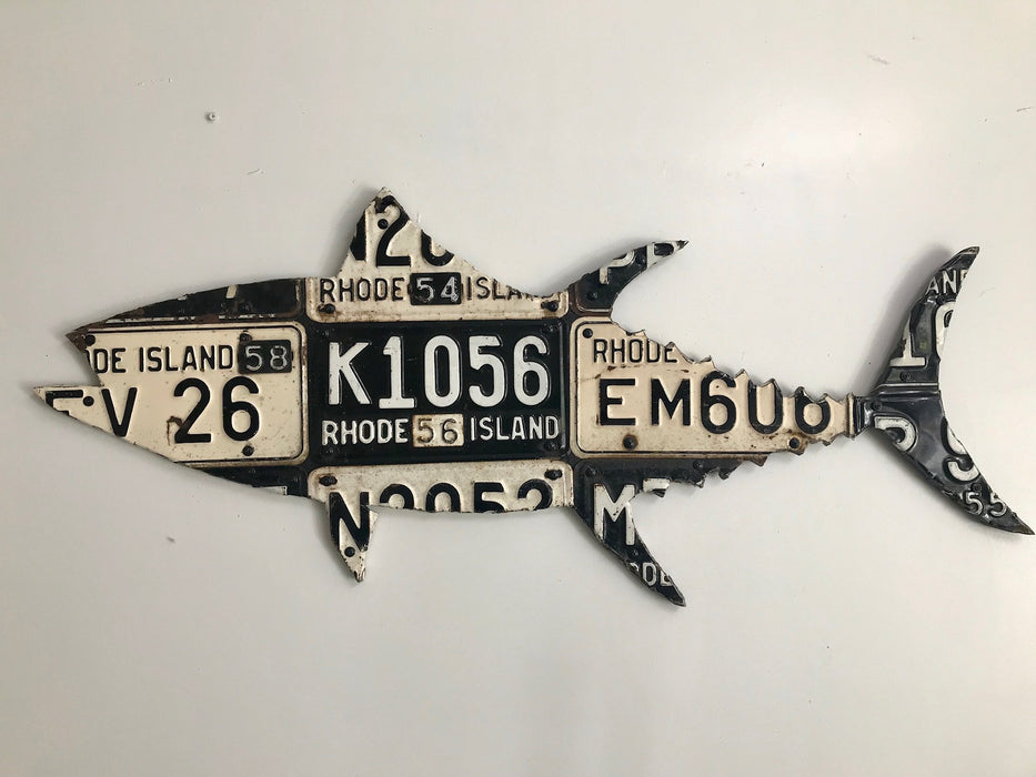 Cody Richardson Art - Rhode Island Tuna License Plate Art