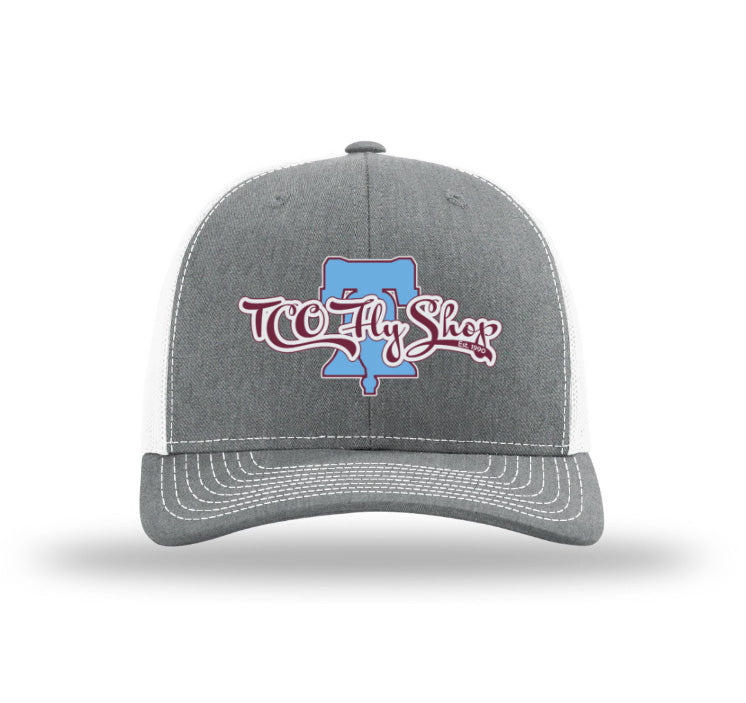 TCO Logo Hat Retro Phillies Trucker Hat — TCO Fly Shop