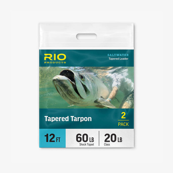 RIO TAPERED TARPON LEADER 12FT 2 PACK