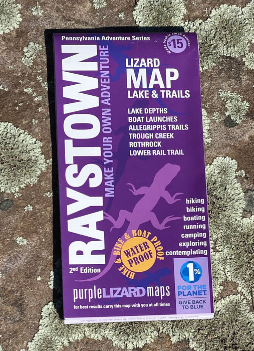 Purple Lizard Map - Raystown 3rd Edition