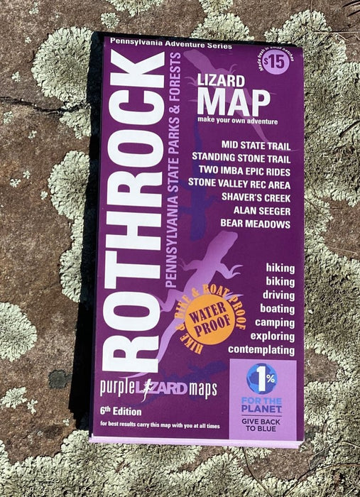 Purple Lizard Map - Rothrock 7th ed.