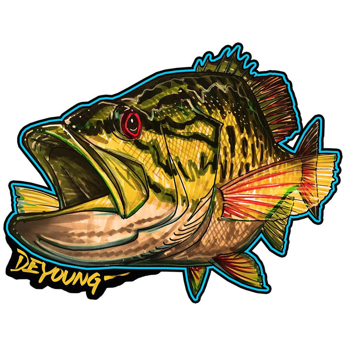 DeYoung Decal-Smallmouth Bass