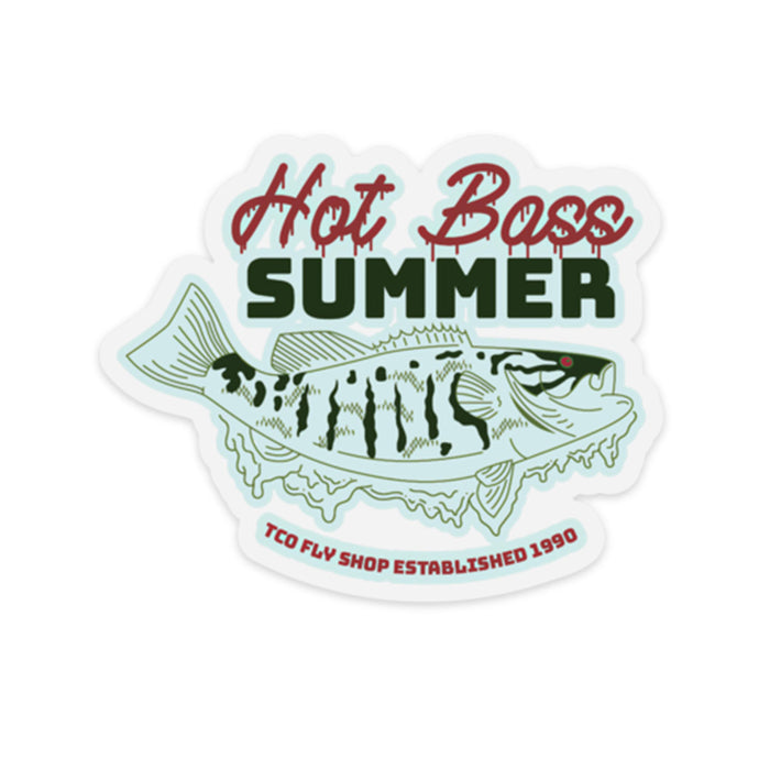 Hot Bass Summer Sticker