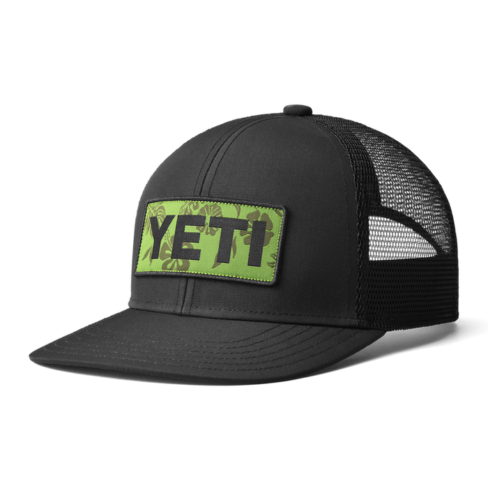 Yeti Floral Logo Badge Trucker Hat