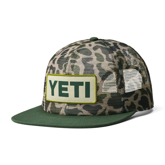 Yeti Mesh Camo Flat Brim Hat