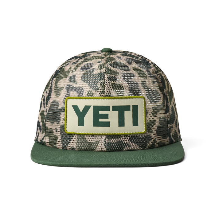 Yeti Mesh Camo Flat Brim Hat
