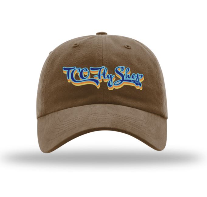 TCO Fly Shop Hat Retro Logo - Garment Washed Twill Driftwood