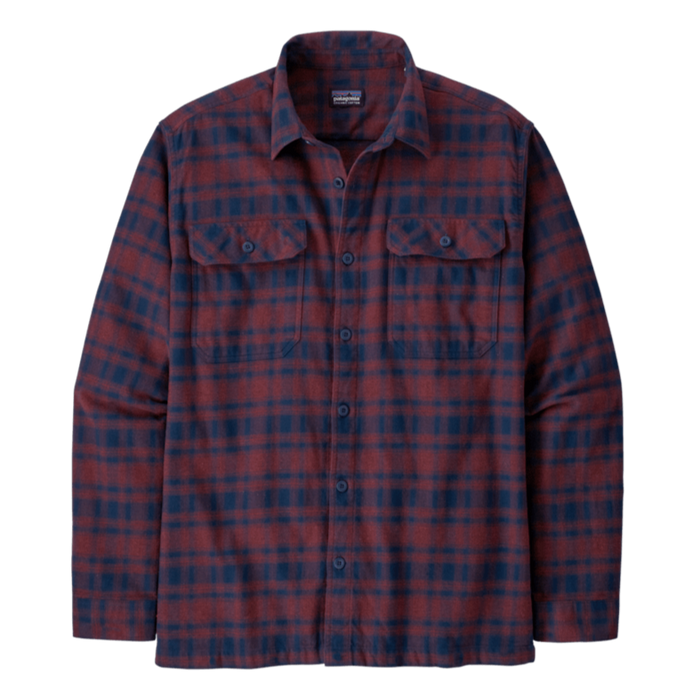 Patagonia Mens Longsleeve Organic Cotton MW Fjord Flannel Shirt
