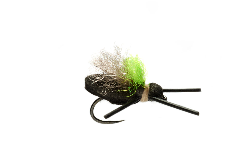 Mini Flopper Black Barbless — TCO Fly Shop