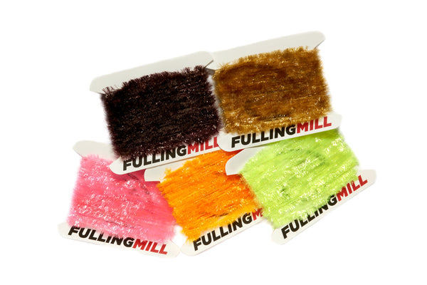 Fulling Mill Cactus Chenille Translucent 15mm / Fluorescent Lemonade